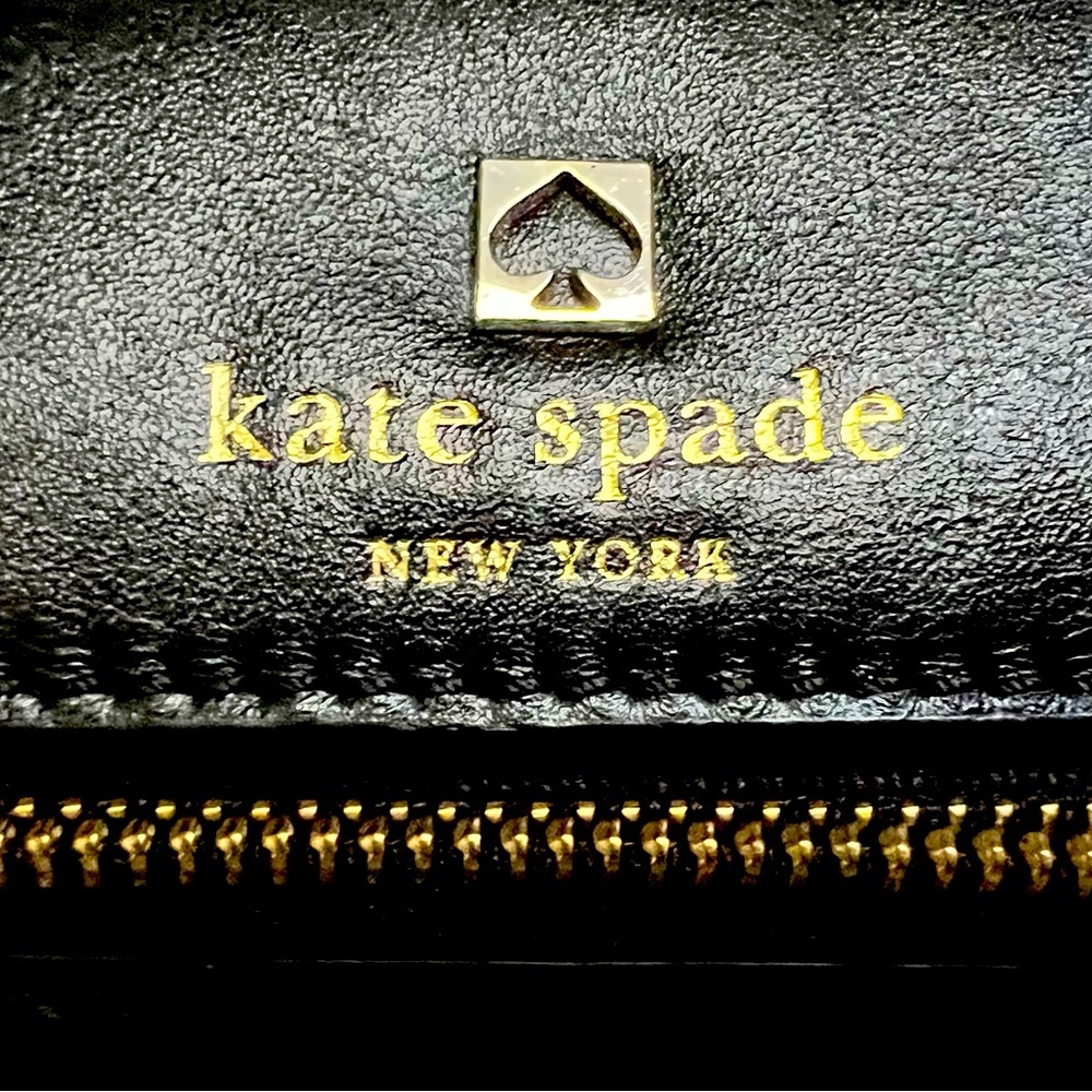♠️ Kate Spade ♠️ Black Leather and Calf Hair Leopard Crossbody Bag - Picture 13 of 13